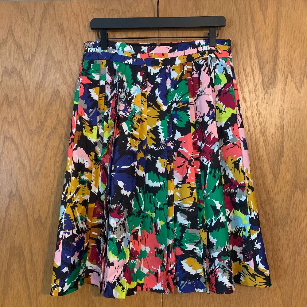 J. Crew pleated midi skirt